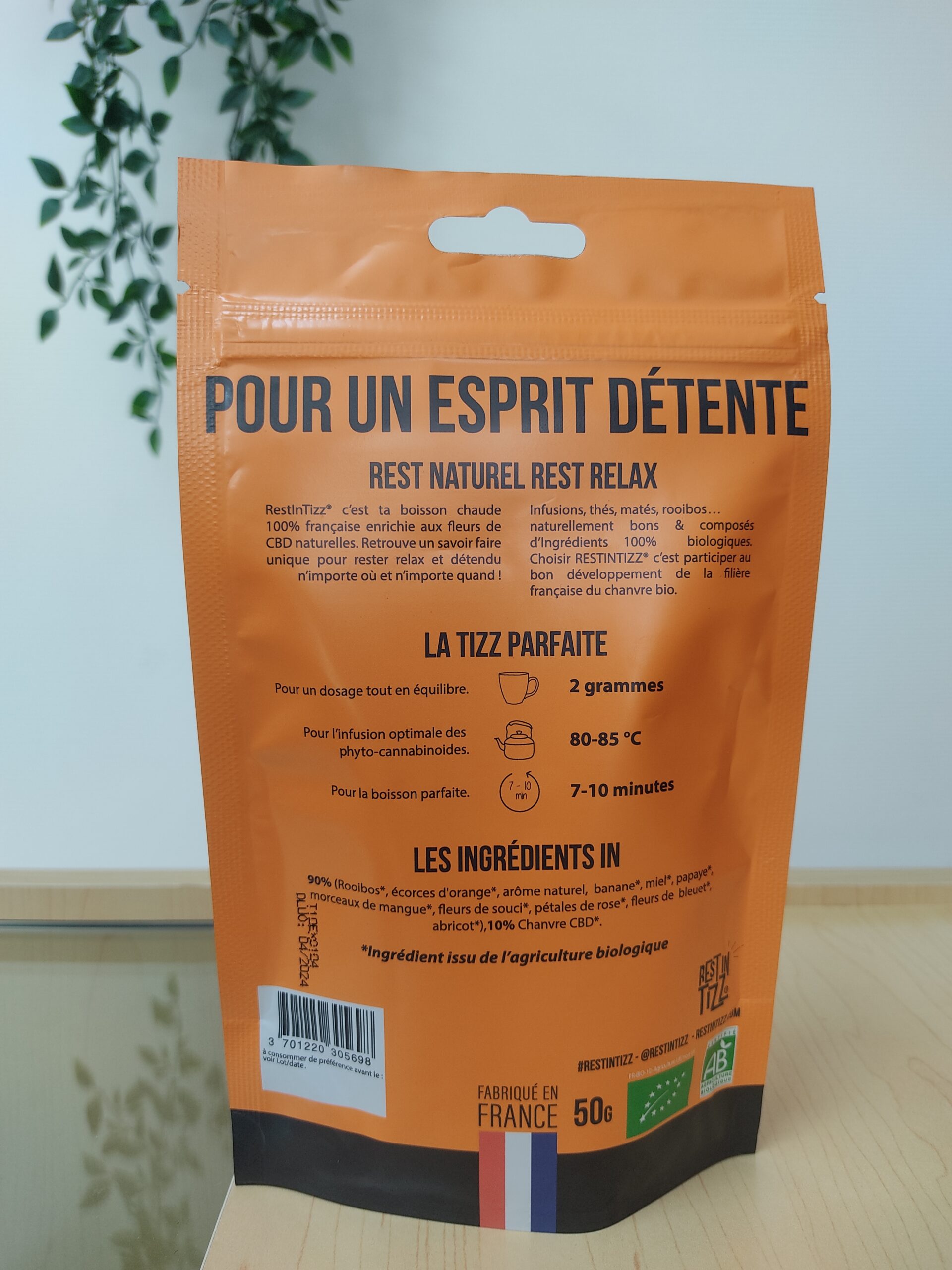 l'exo verso Tisane CBD exotique